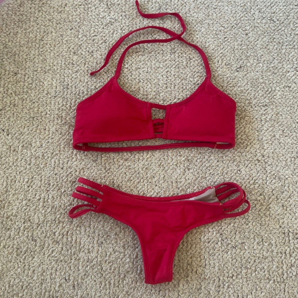 Midori Bikini Red Set